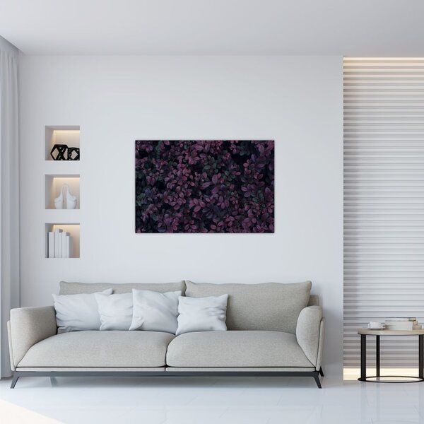 Sötétvörös levelek képe (90x60 cm)