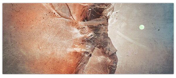 Kép - teniszező (120x50 cm)