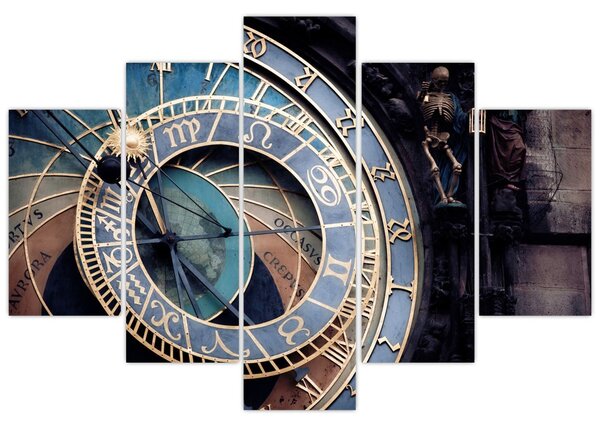 Kép - Orloj, Prága (150x105 cm)