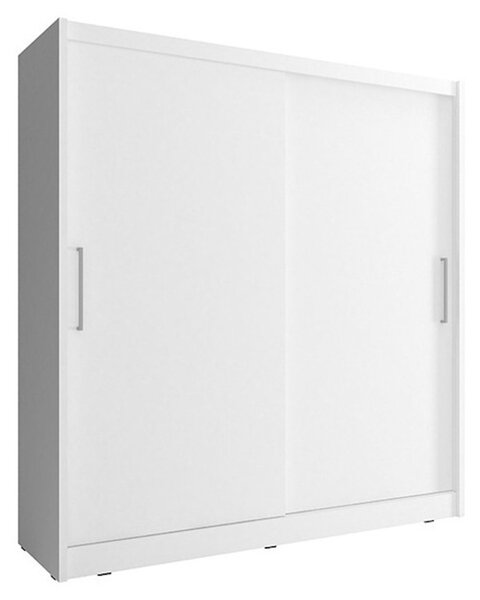 ASTON II nagy fehér ruhásszekrény, 250 cm szélesség