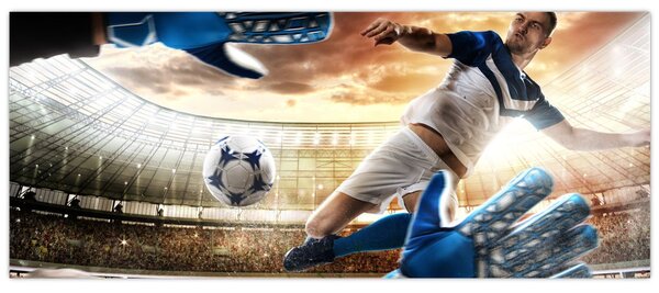 Kép - futballista (120x50 cm)