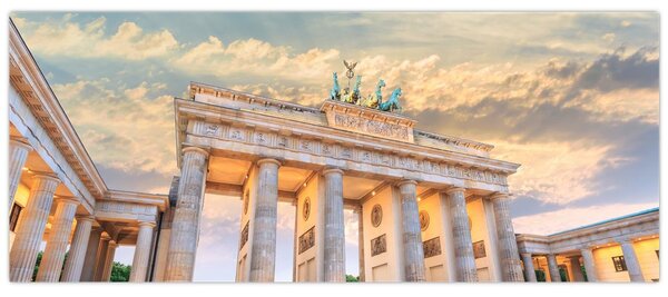 Kép - Brandenburgi kapu, Berlin, Németország (120x50 cm)