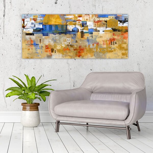 Kép - siratófal, Jerusalem, Israel (120x50 cm)