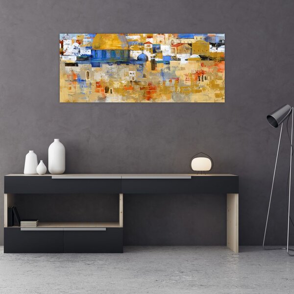 Kép - siratófal, Jerusalem, Israel (120x50 cm)