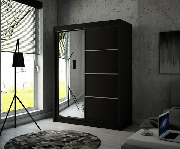 Kvalitní Šatní Skříň Pako 120 cm Dub Sonoma