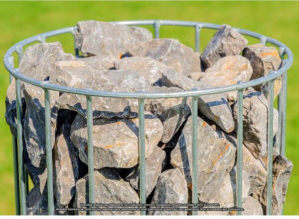 Acél gabion oszlop, Rocco S, 80x29 cm