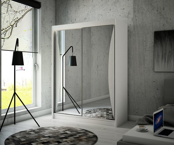 Twin Gardróbszekrény - 150 cm Kézműves tölgy