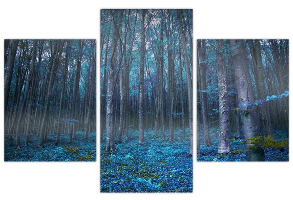 Kép - varázslatos erdő (90x60 cm)
