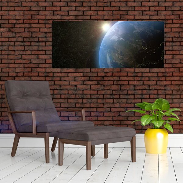 A táj képe az űrből (120x50 cm)