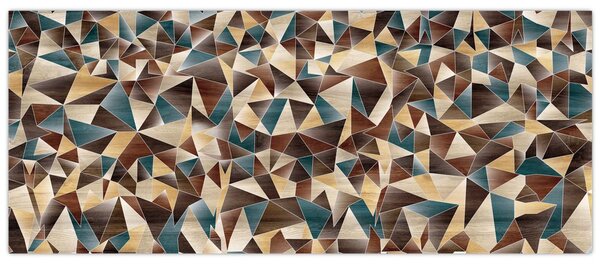 A háromszögek képe (120x50 cm)