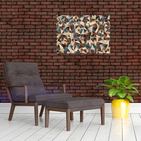 A háromszögek képe (70x50 cm)