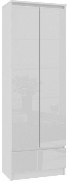 Regál R60 4D 1SZ - bílá lesk