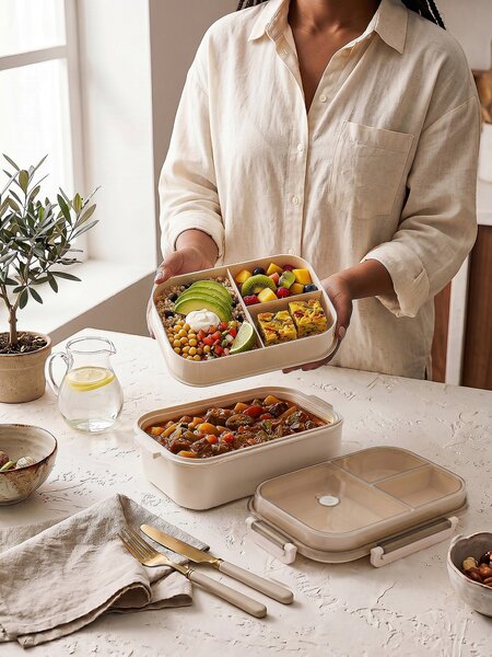 Sinsay - Rekeszes lunch box - krémszínű