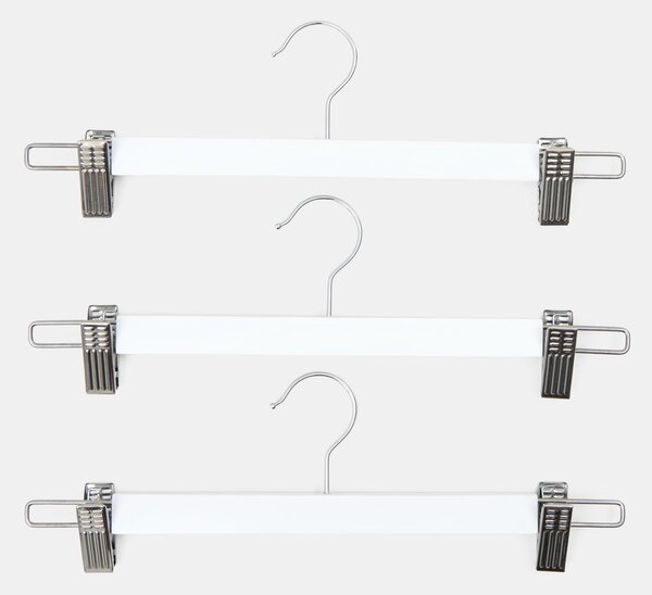 Sinsay - Fa vállfák klipszekkel 3 pack - fehér