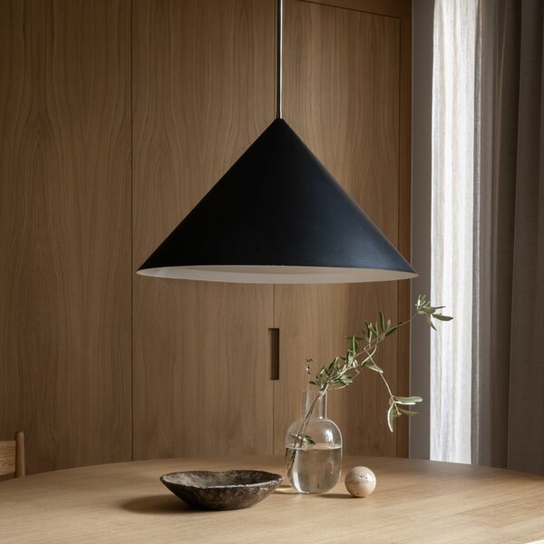 Függőlámpa Watt & Veke, Kuro, dimmable, Fekete, Konyha, Fém, Dizájn