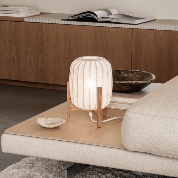 Asztali lámpa Watt & Veke, Prisma, dimmable, Fa, Nappali, Fa, Dizájn