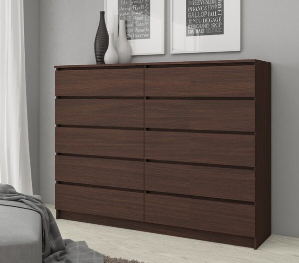 K160 10SZ Komód (wenge)