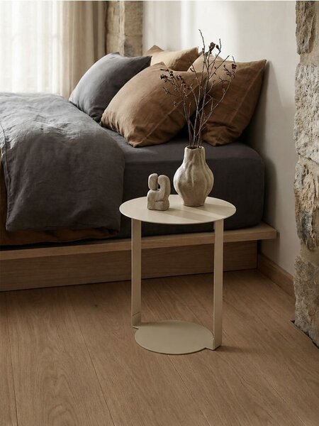Sinsay - Kerek dohányzóasztal - krémszínű