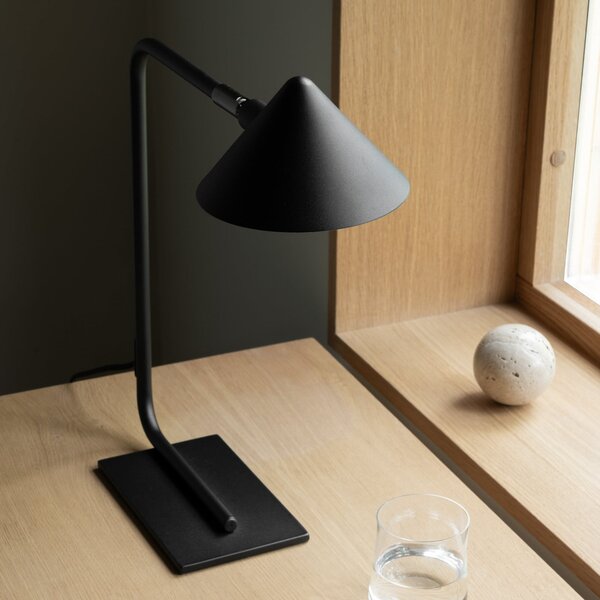 Asztali lámpa Watt & Veke, Kuro, dimmable, Fekete, Nappali, Fém, Dizájn
