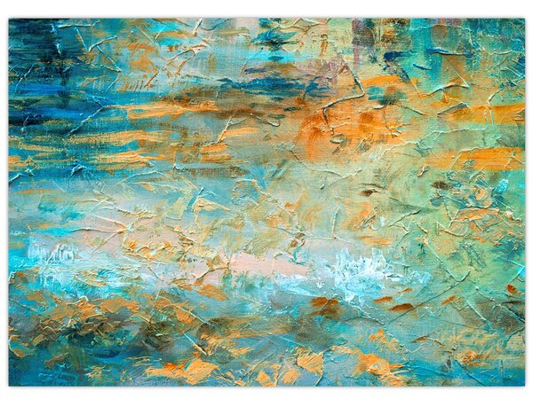 A kék absztrakció képe (70x50 cm)
