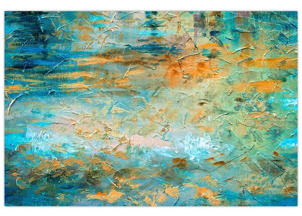 A kék absztrakció képe (90x60 cm)