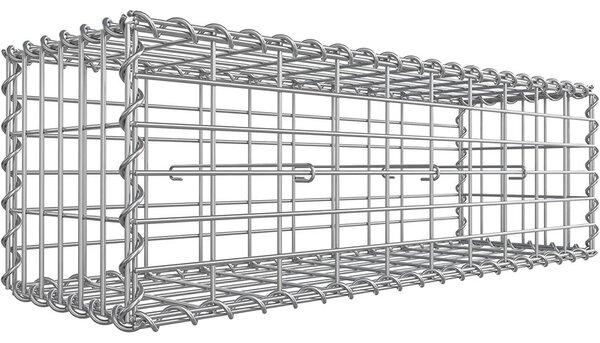 Gabion kosár, fém gabion ketrec 100 x 30 x 30 cm