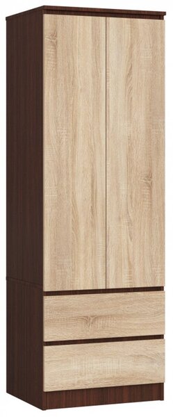 STAR S60 2D 2SZ szekrény - wenge/sonoma tölgy