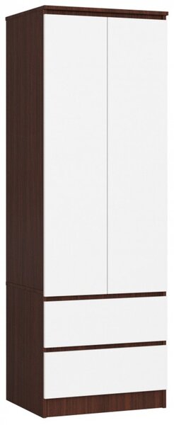 STAR S60 2D2SZ ruhásszekrény – wenge / fehér színben