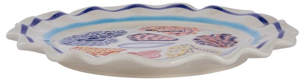 CORAL COAST kerámia tányér Ø 21.5 cm , kagylók