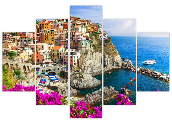 Kép - Manarola olasz falu (150x105 cm)