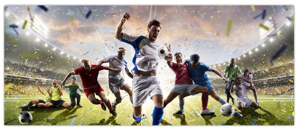 Kép - futball (120x50 cm)