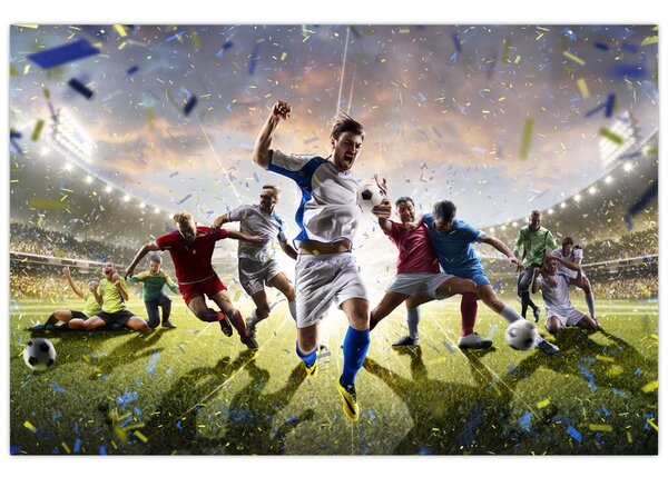 Kép - futball (90x60 cm)