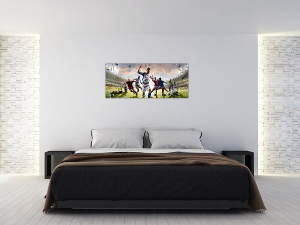 Kép - futball (120x50 cm)