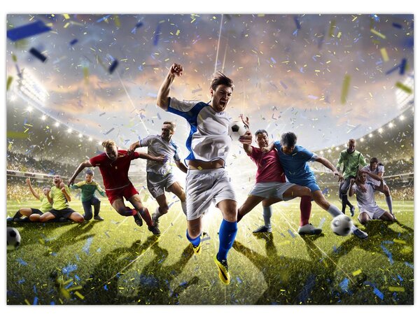 Kép - futball (70x50 cm)
