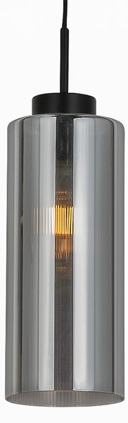 Art Deco lógólámpa fekete füstüveggel - Laura