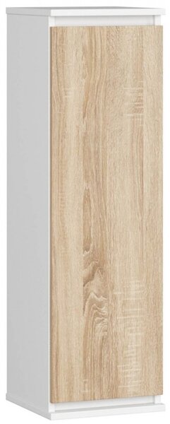Vitrína CLP W 30 cm fehér/sonoma tölgy