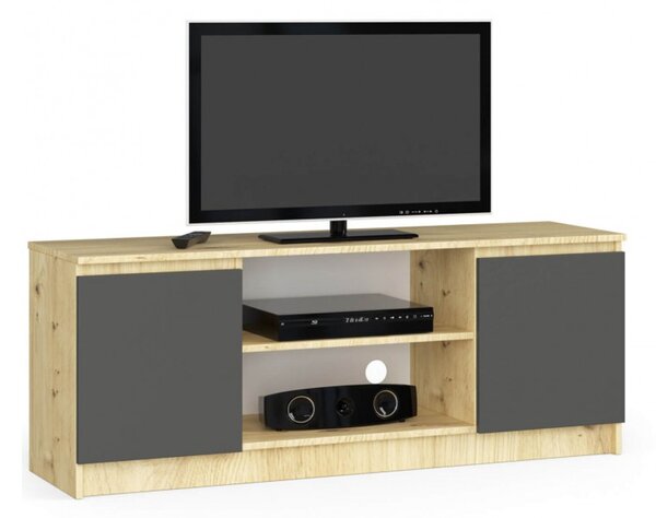 TV állvány RTV K140 artisan tölgy/grafitszürke