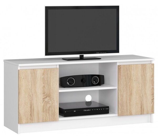 TV állvány RTV K120 fehér/sonoma tölgy