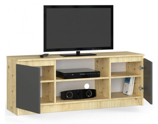 TV állvány RTV K140 artisan tölgy/grafitszürke