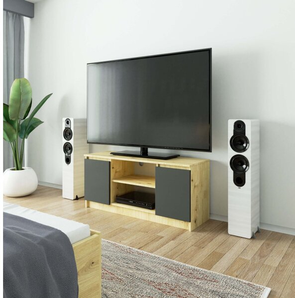 TV állvány RTV K120 artisan tölgy/grafitszürke