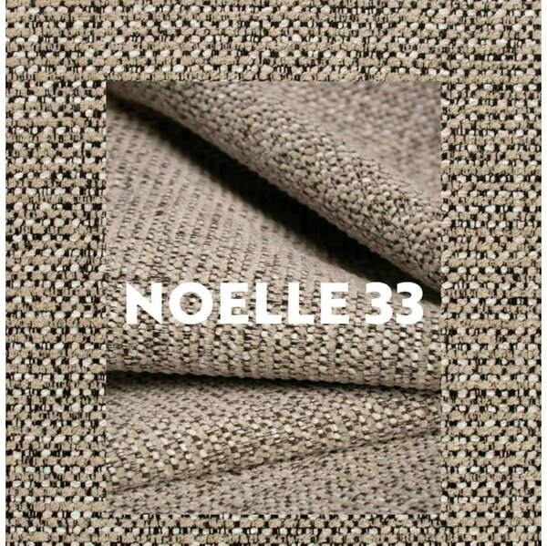 Q-090 Noelle Forgó Irodai Fotel Tkanina Noelle Sötét Bézs TILT Mechanizmussal