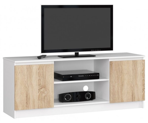 RTV K140 2D 1PCLP komód – fehér/sonoma tölgy