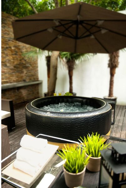 MSpa Exclusive Exotic Premium Luxury 6 személyes kerek felfújható jacuzzi, 204 x 70 cm