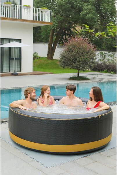 MSpa Exclusive Exotic Premium Luxury 6 személyes kerek felfújható jacuzzi, 204 x 70 cm