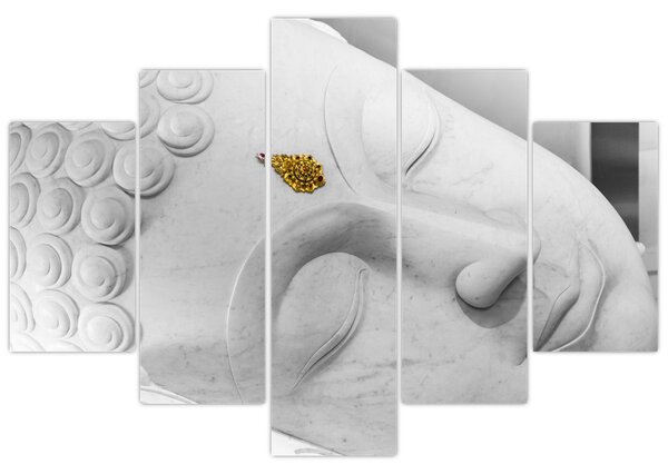 Kép - Fehér Buddha (150x105 cm)