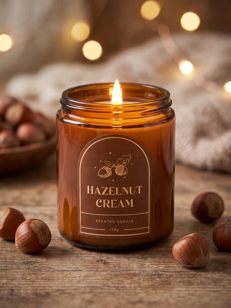 Sinsay - Illatgyertya Hazelunt Cream - aranybarna