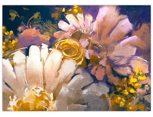 Virágok képe (70x50 cm)