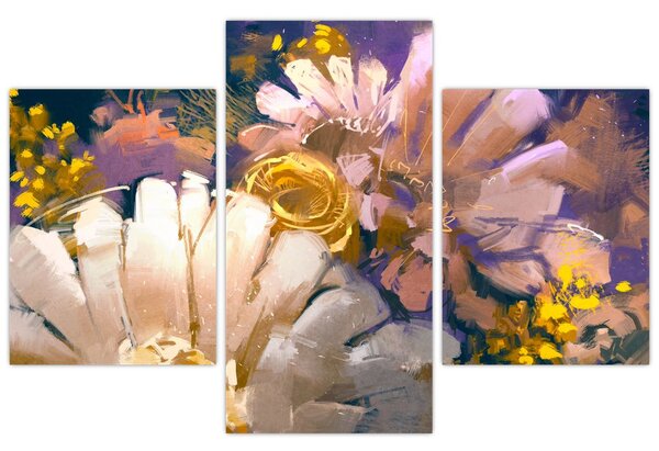 Virágok képe (90x60 cm)