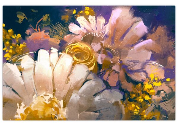 Virágok képe (90x60 cm)