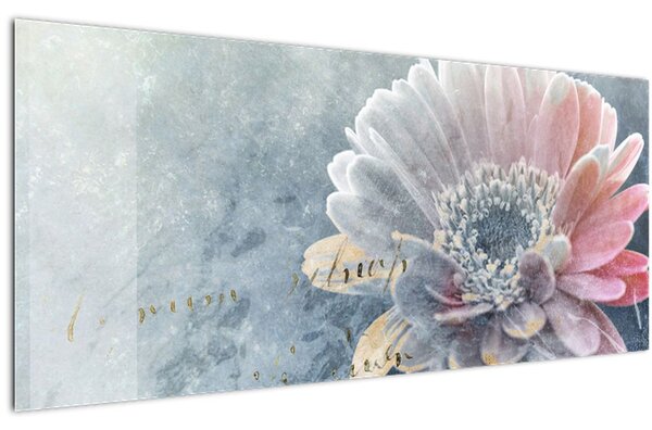 Kép - téli virág (120x50 cm)
